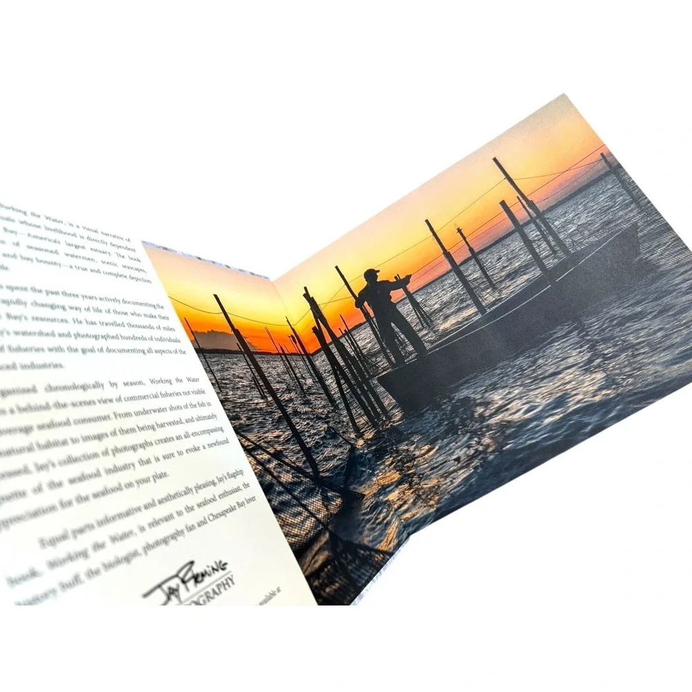 2016 Working The Water by JAY FLEMING SIGNED Photography Book